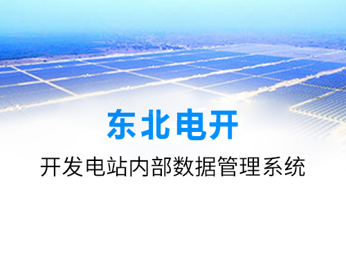 優創網絡為(wèi)【東北電(diàn)開(kāi)】開(kāi)發電(diàn)站內(nèi)部數據管理(lǐ)系統